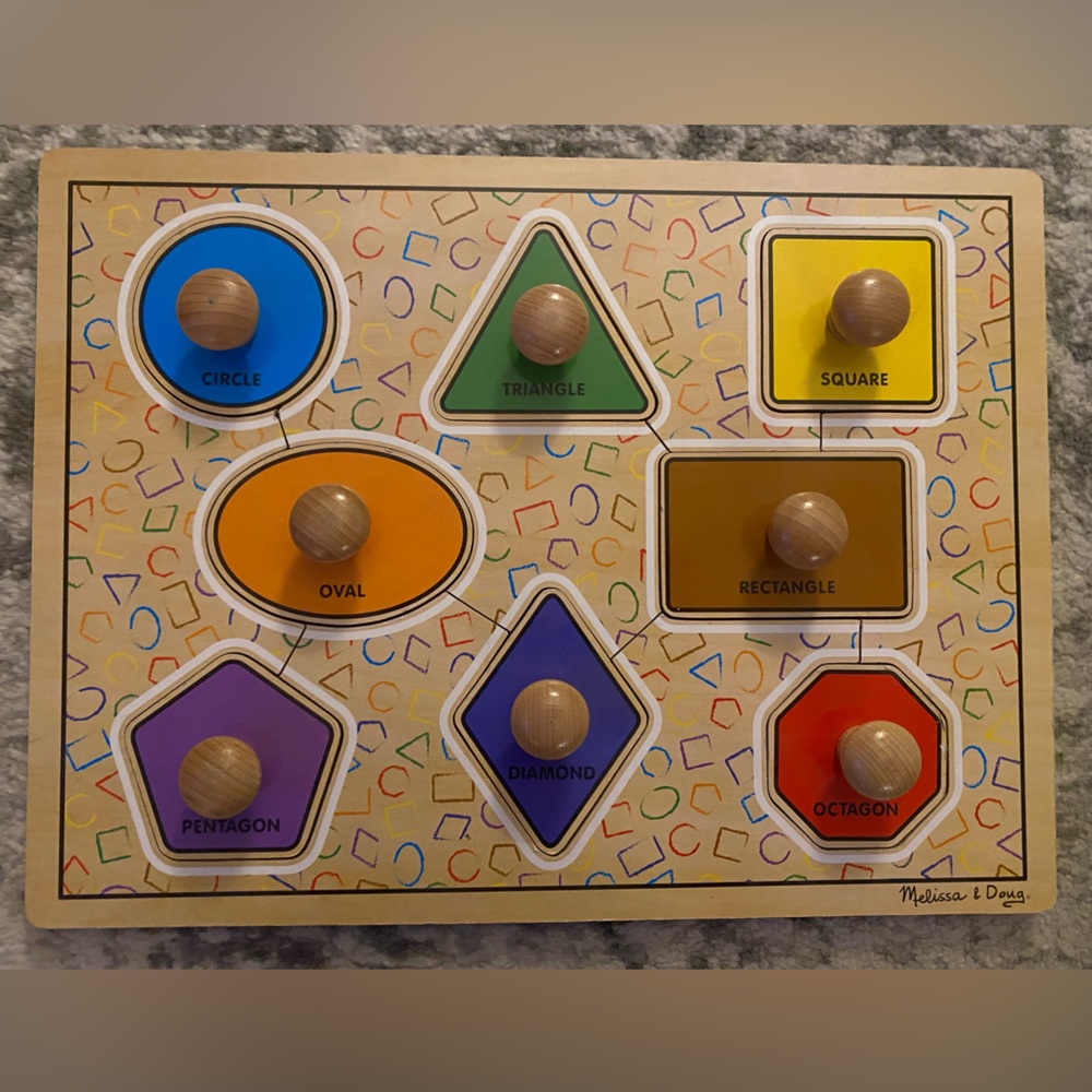 Melissa & Doug shapes puzzle